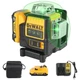 DEWALT DW089LG 3x360&deg; Green Laser Level + Battery & Charger 12-Line