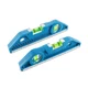 WBE 2-Piece Torpedo Level Set, 9 Inch Magnetic Level, with 2 Pack, Azure 