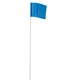 EMPIRE LEVEL 272-78-001 2.5X3.5 BLUE STAKE FLAG W/21 WIRE STEM