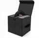 Vinyl Record Storage Box for 12Inch Lpsholds up to 80 Albums Collapsible Storag