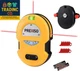Multi Surface Laser Level LED Light Vial, 30Ft Horizontal & Vertical Line Laser