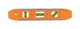 Johnson 8500M Aluminum Orange 45 Degree 3-Vial Magnetic Torpedo Level 9 L in.