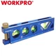 WORKPRO 6-1/2 inch Torpedo Level Magnetic Verti. Site 4 Vial for Bending Conduit