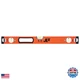 Johnson Level Tool 5700-2400 Heavy Duty Aluminum Level 24 Orange 1 Level