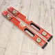 Goldblatt Box Beam Level Set, 2PC 24" Aluminum Double View Construction Levels