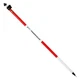 AdirPro 2.6 M Fiberglass Prism Pole Dual Graduations Metric and Feet Graduations