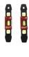 2 ACE Magnetic Aluminum Torpedo Level 9" Vial ~ New
